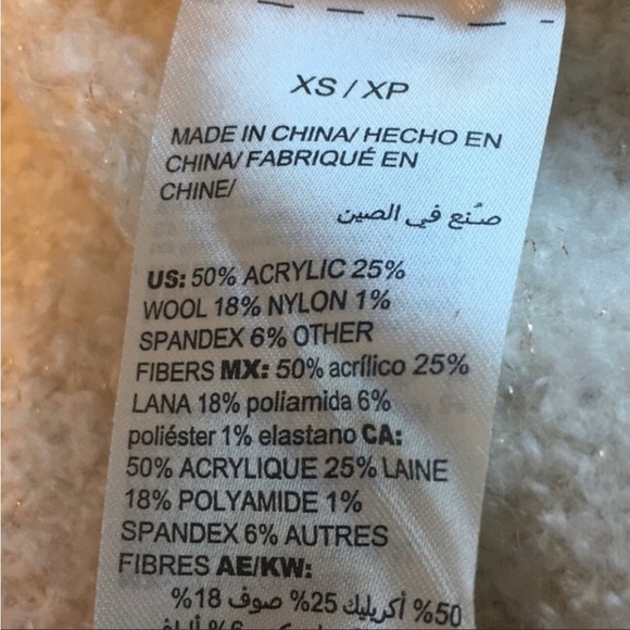 WHBM Faux Pearl-Detail Sweater Jacket | Sz XS - Picture 7 of 7